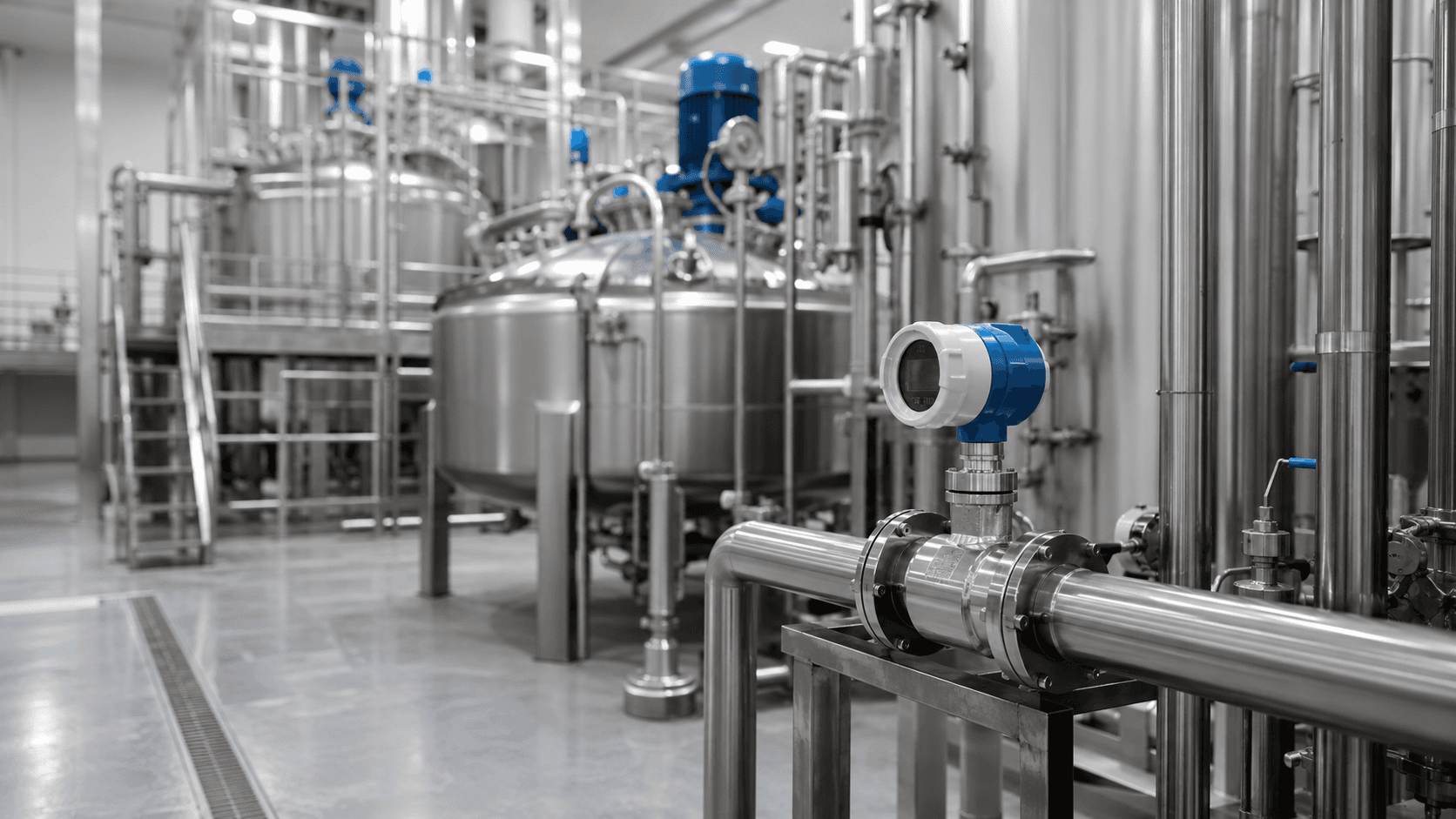 Tank and vessel process scene for radar level transmitter application context