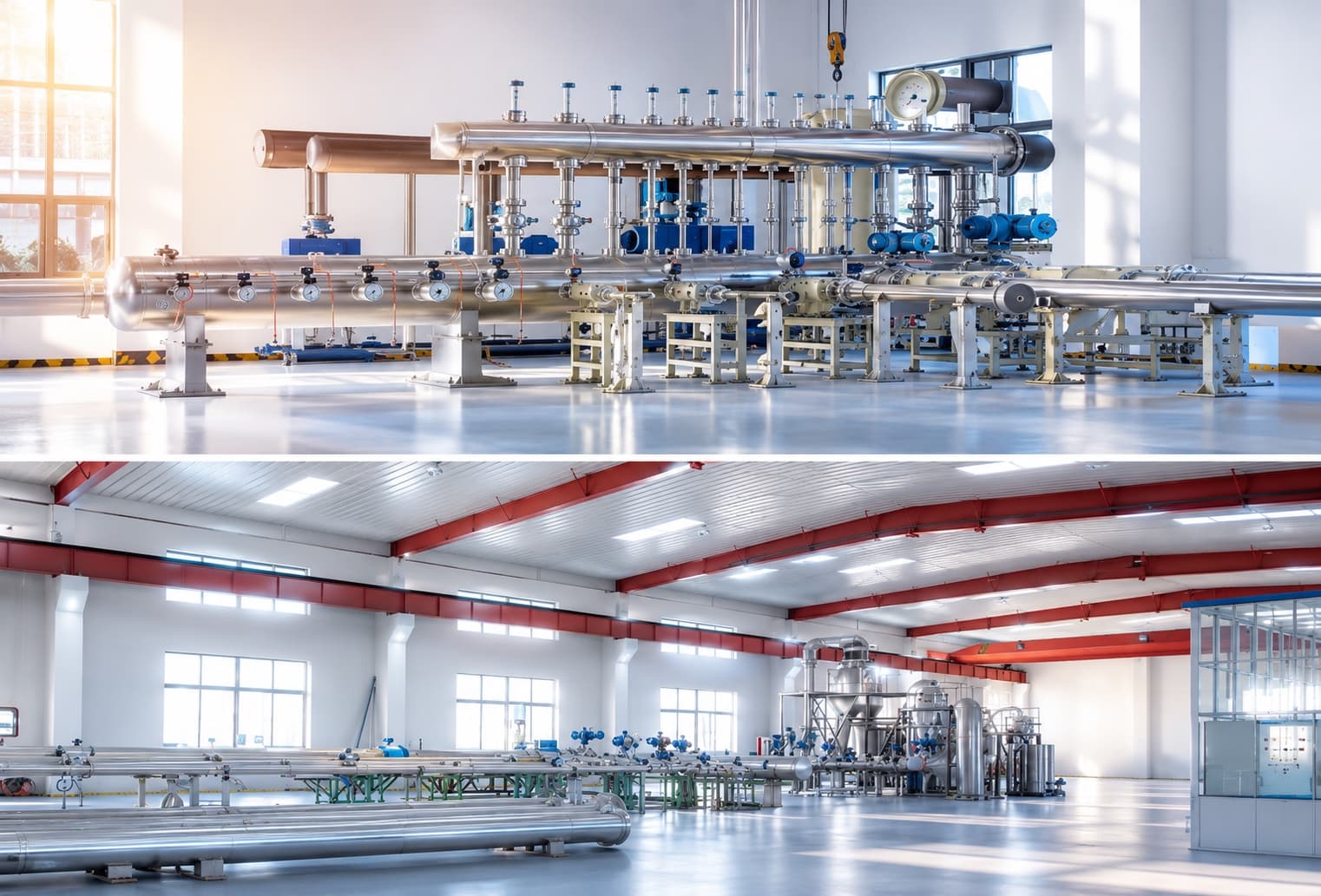 Combined overview of Velomac gas, master-meter liquid and gravimetric calibration systems