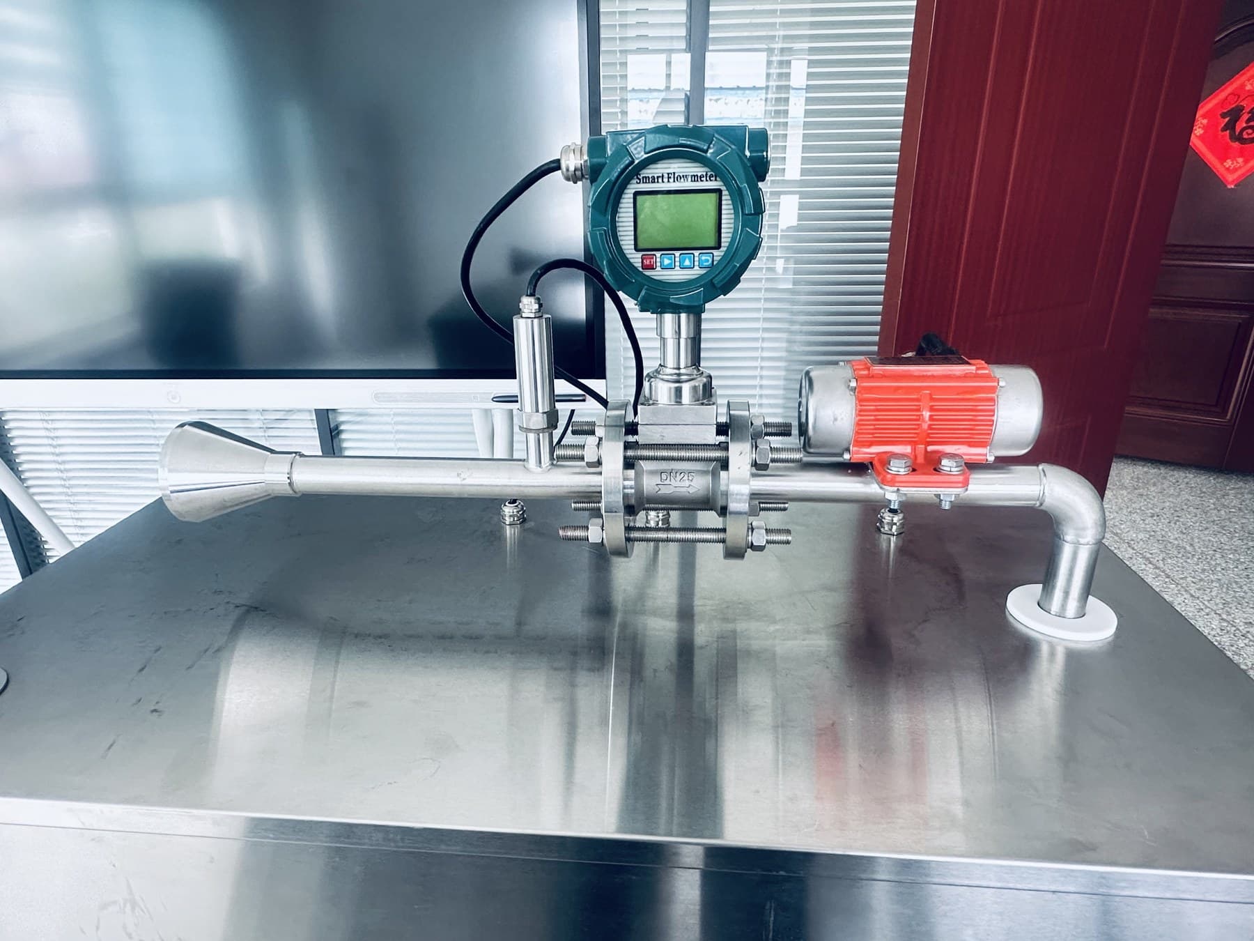 Velomac in-house vibration measurement test system