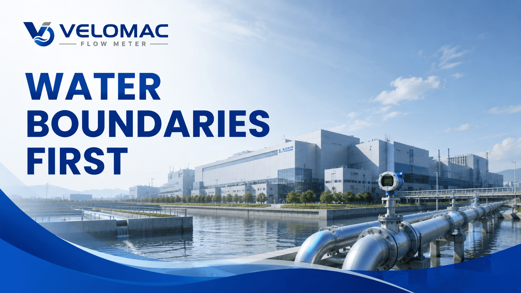 Large regional water pipelines connecting reservoirs, treatment facilities, reclaimed water systems, and semiconductor fab intake measurement points.